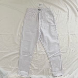 BNWT Princess Polly White Mom Jeans